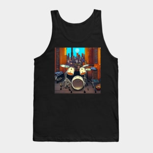 Rooftop Rock - AI Art Tank Top